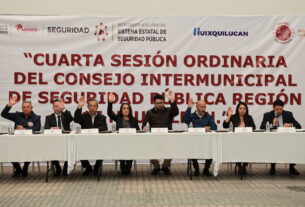 Reunión de Consejo Intermunicipal de Seguridad, con Huixquilucan presente