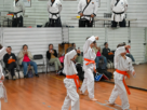 Maestros en evaluación de discípulos en taekwondo FUTSAT