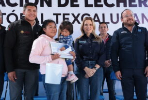 Familias mejoran su alimentación con la leche que obtienen de las 22 lecherías de Huixquilucan