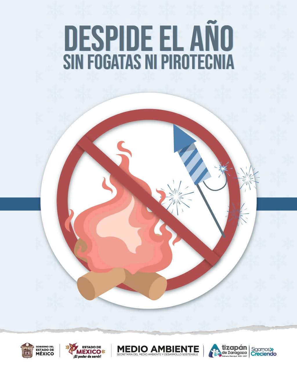 No a las fogatas pide gobierno de Atizapán de Zaragoza