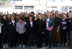 Alcalde de Huixquilucan, Romina Contreras y Naamap entregan ropa abrigadora en zonas altas