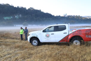 Elementos de PC de Huixquilucan en zonas altas para auxiliar a los afectados por bajas temperaturas