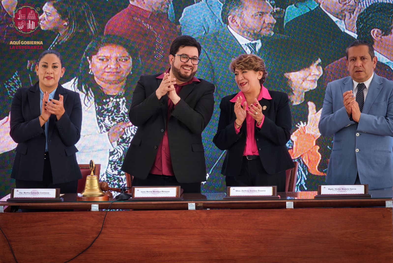 Isaac Montoya Márquez, alcalde de Naucalpan rinde Primer Informe de Resultados