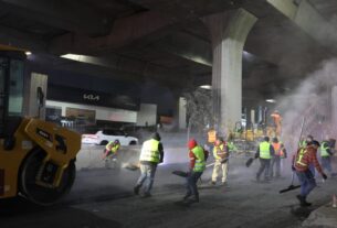 Pavimenta Gobierno de Naucalpan el Periférico