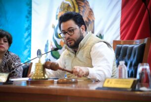 Isaac Montoya, presidente de Naucalpan, en la aprobación de descuentos de pago de predial y agua 2026