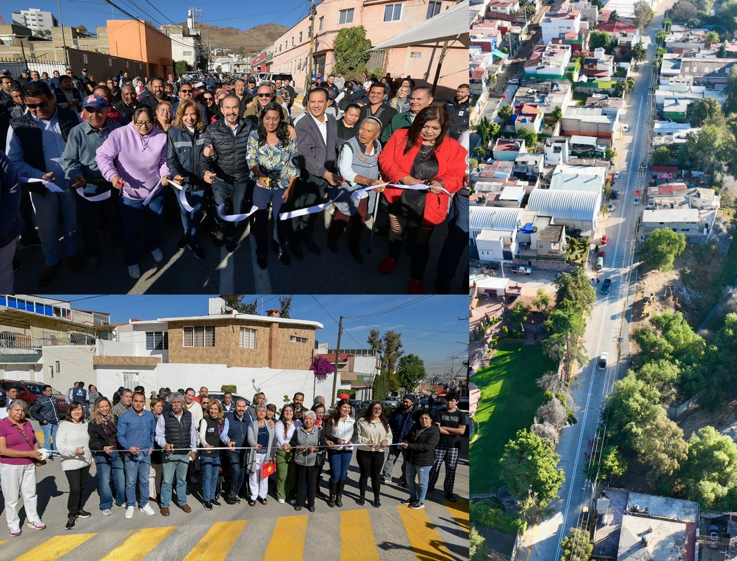 Seis calles rehabilitó el gobierno de Atizapán de Zaragoza, Pedro Rodríguez Villegas