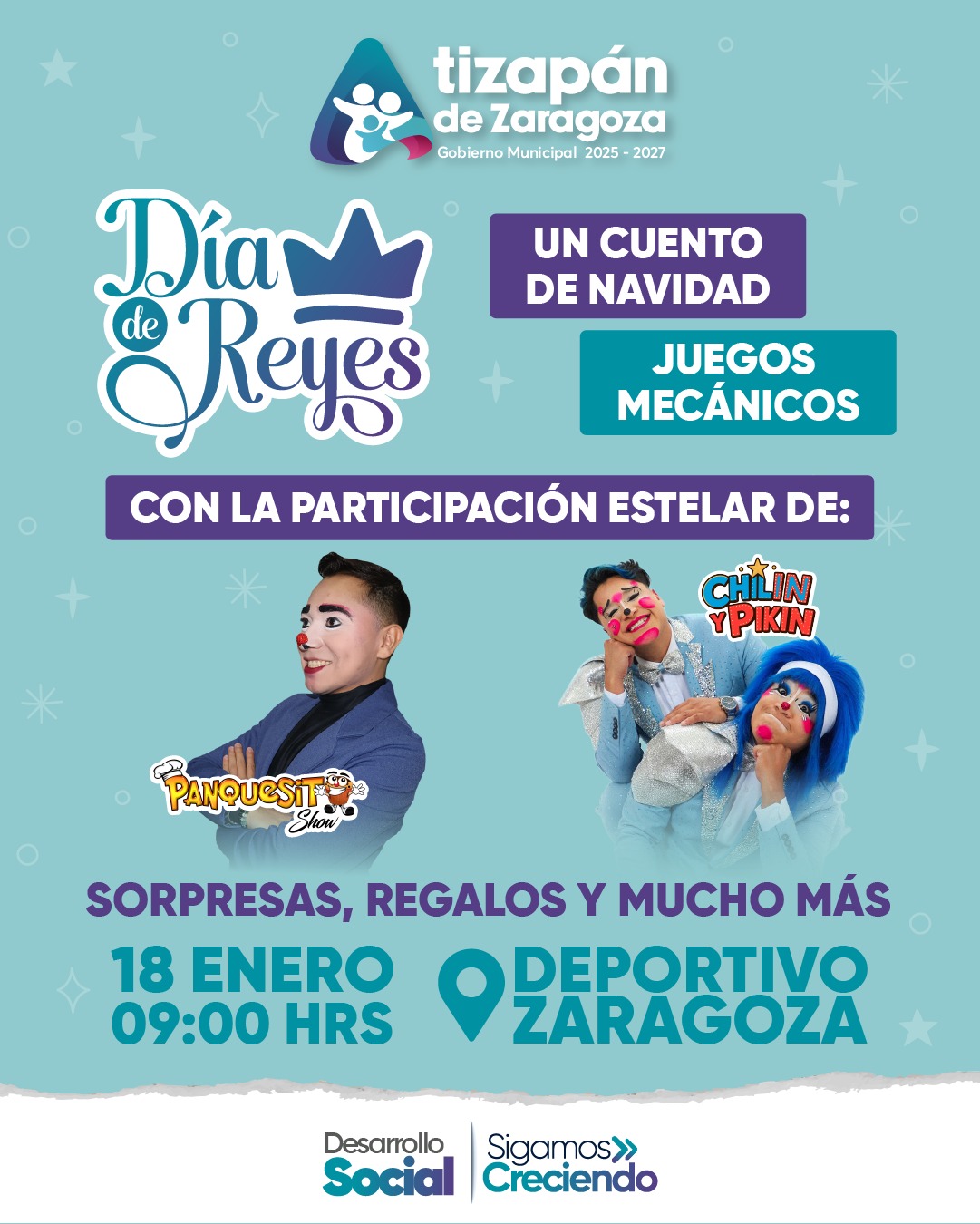 Con un festival, regalos y juegos mecánicos, festejará el gobierno de Atizapán a los niños por Reyes Magos