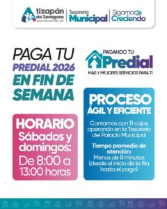 Horario pago de predial en Atizapán de Zaragoza
