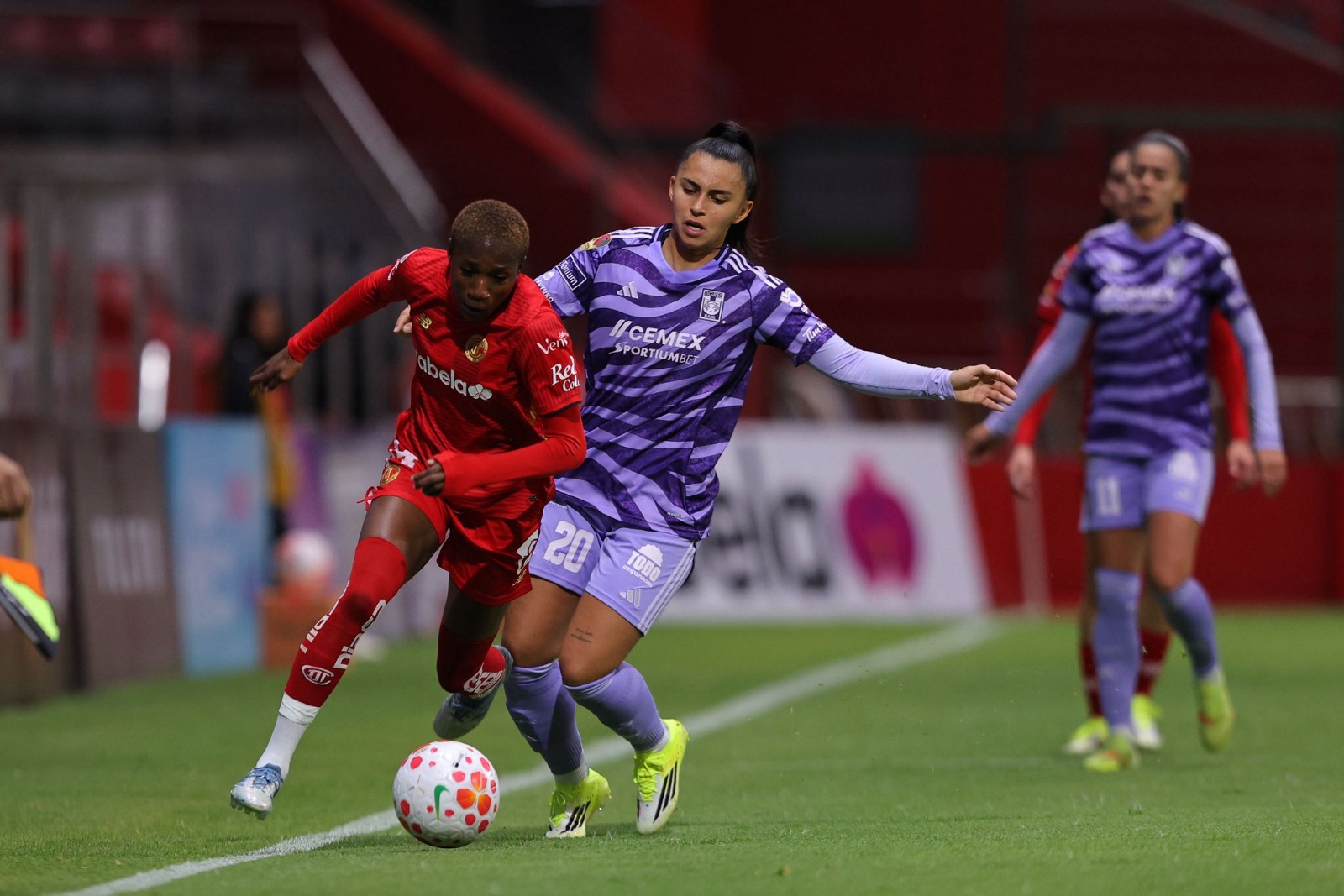 Toluca femenil pierde ante Tigras de UANL