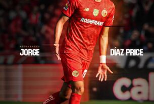 El ex fiera Jorge Díaz Prices refuerza a Toluca