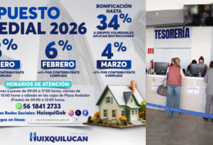 Listo el pago de impuesto en Huixquilucan