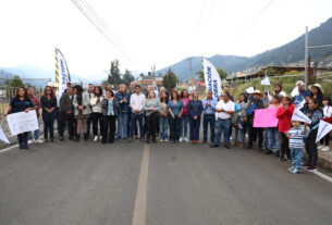 Dos avenidas repavimentó el gobierno de Huixquilucan para mejorar la movilidad