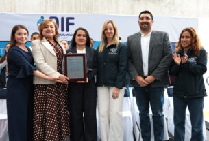 El DIF Atizapán recibe reconocimiento del Gobierno del Estado de México