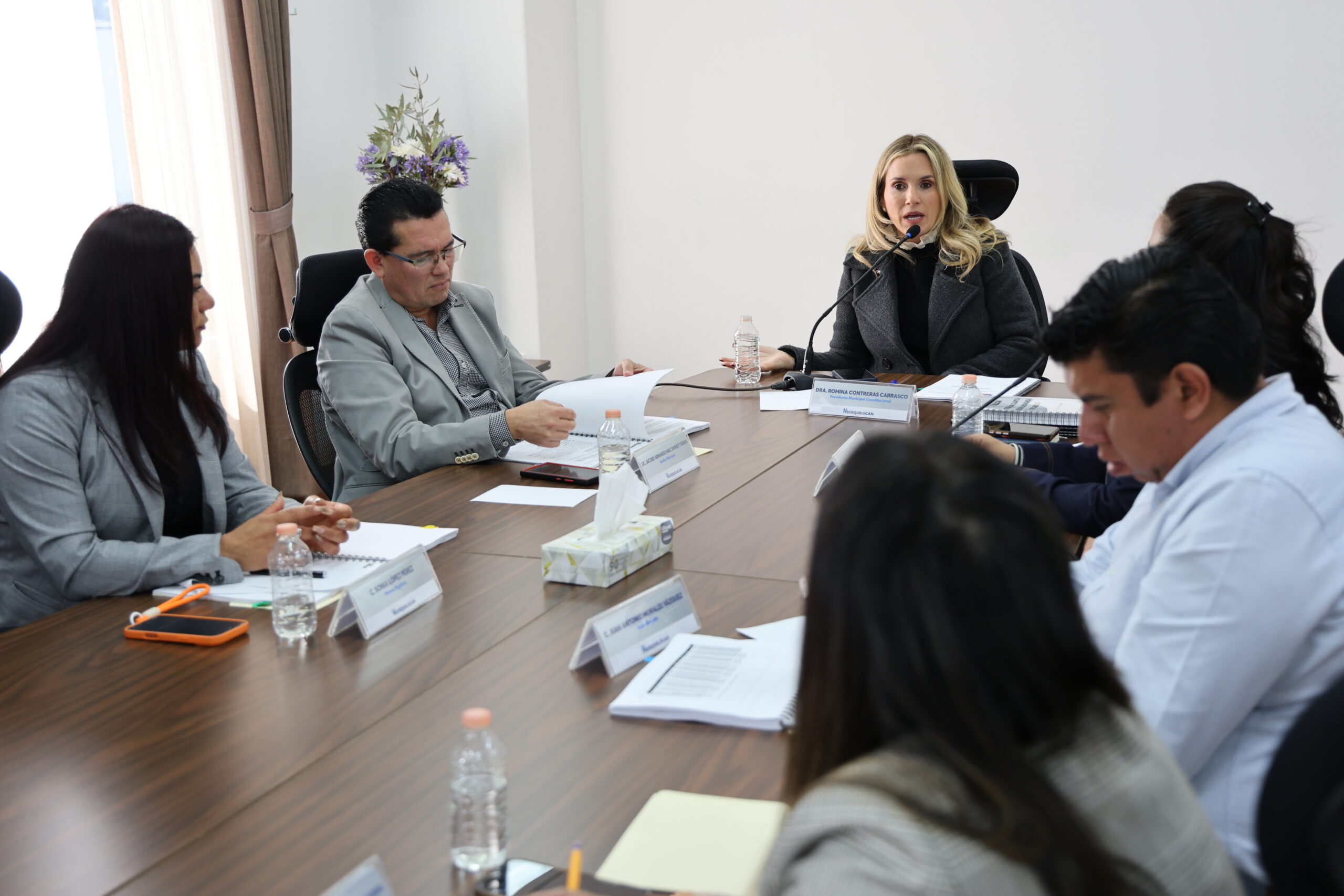 Alcaldesa Romina Contreras y demás miembros de Cabildo de Huixquilucan aprueban Consejo Municipal de Protección a la Biodiversidad