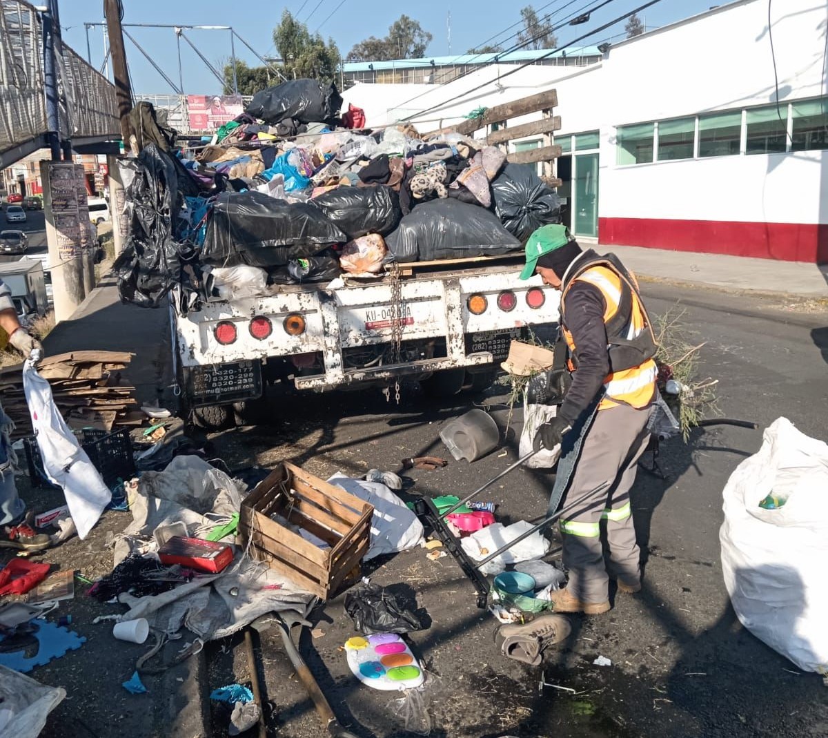 Más de 2 toneladas de basura recolectan en Naucalpan en inicio de año