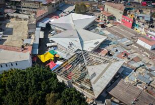 La techumbre del mercado El Molinito, en recuperación como joya arquitectónica