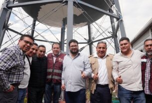 Realizan obras en Loma Colorada para abastecer de agua a 16 mil habitantes en Naucalpan