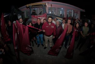 Renuevan calle en Nueva San Rafael, Naucalpan