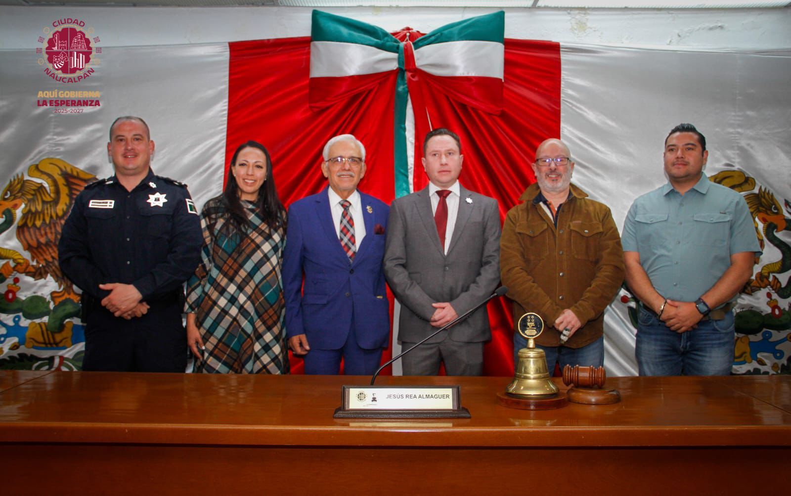 José Carlos Quezada Román, ratificado, titular de la Guardia Municipal de Naucalpan