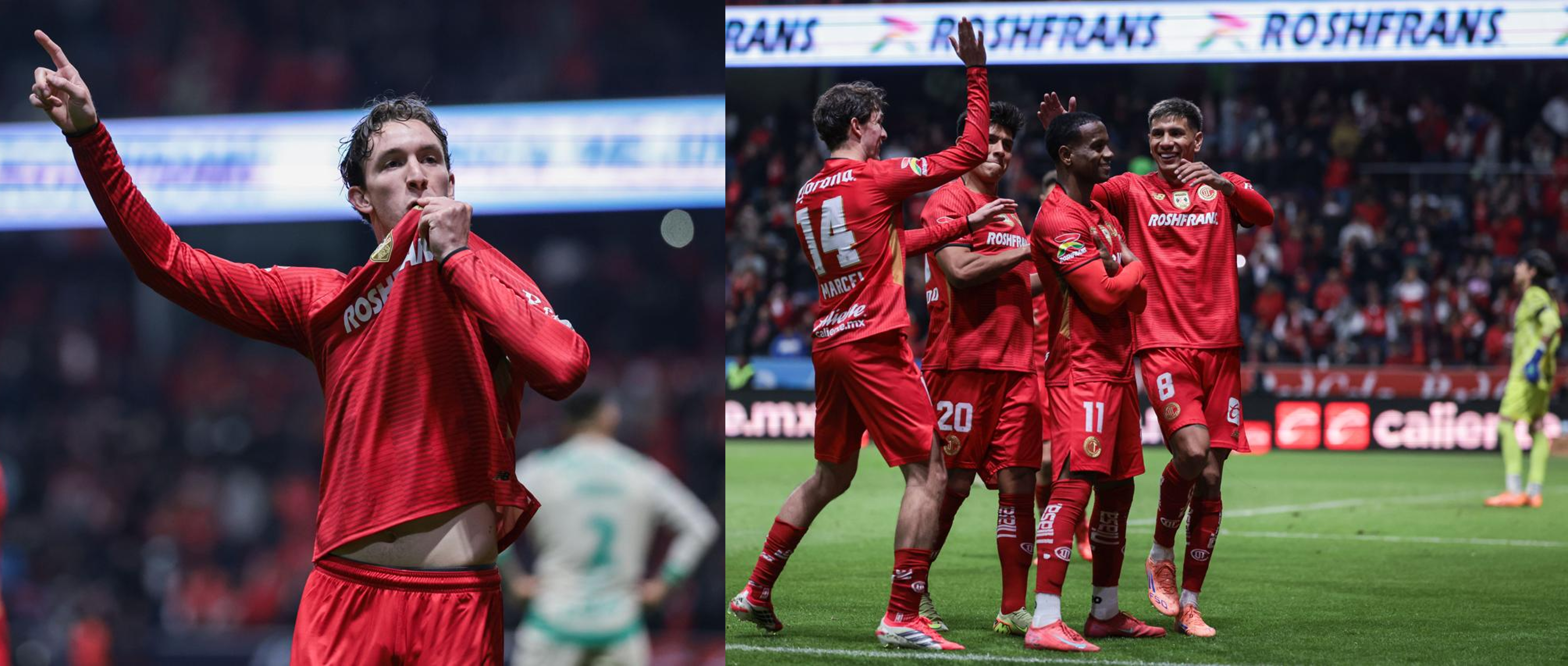 Toluca vence a Santos 3-1 tras remontada y muestra buen arranque