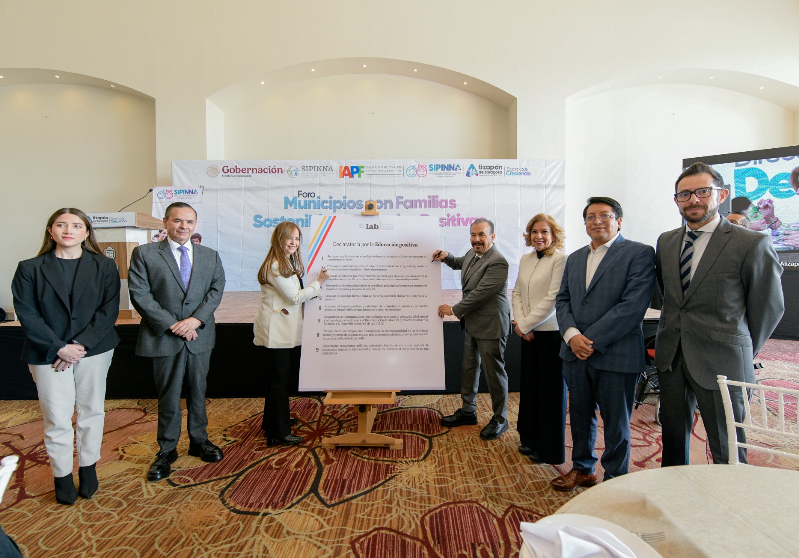 En Atizapán realizan foro “Municipios con Familias Sostenibles y Escuelas Positivas”,