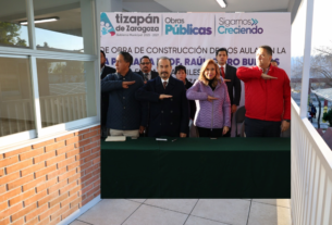 Dos aulas agregan a la lista de obras educativas de Pedro Rodríguez, Atizapán de Zaragoza