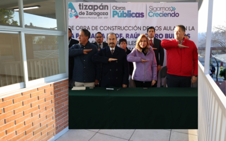 Dos aulas agregan a la lista de obras educativas de Pedro Rodríguez, Atizapán de Zaragoza