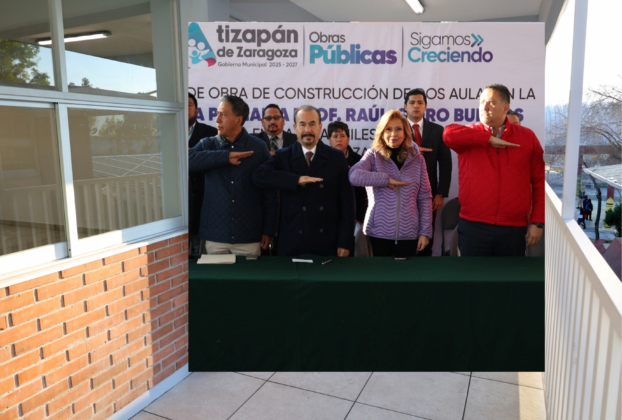 Dos aulas agregan a la lista de obras educativas de Pedro Rodríguez, Atizapán de Zaragoza