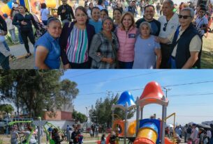 Rehabilitan parque en colonia Hogares, Atizapán de Zaragoza