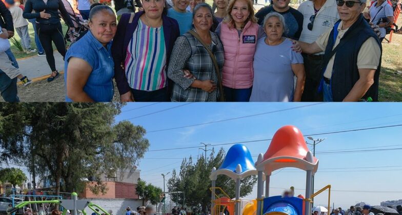 Rehabilitan parque en colonia Hogares, Atizapán de Zaragoza