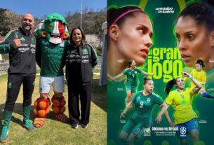 Ilusiona partido de México femenil contra Brasil