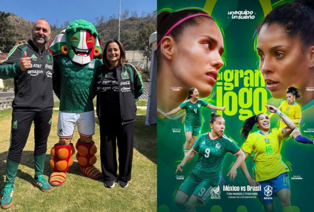 Ilusiona partido de México femenil contra Brasil