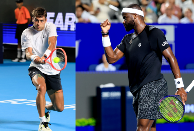 Final del abierto mexicano de tenis entre italiano y francés