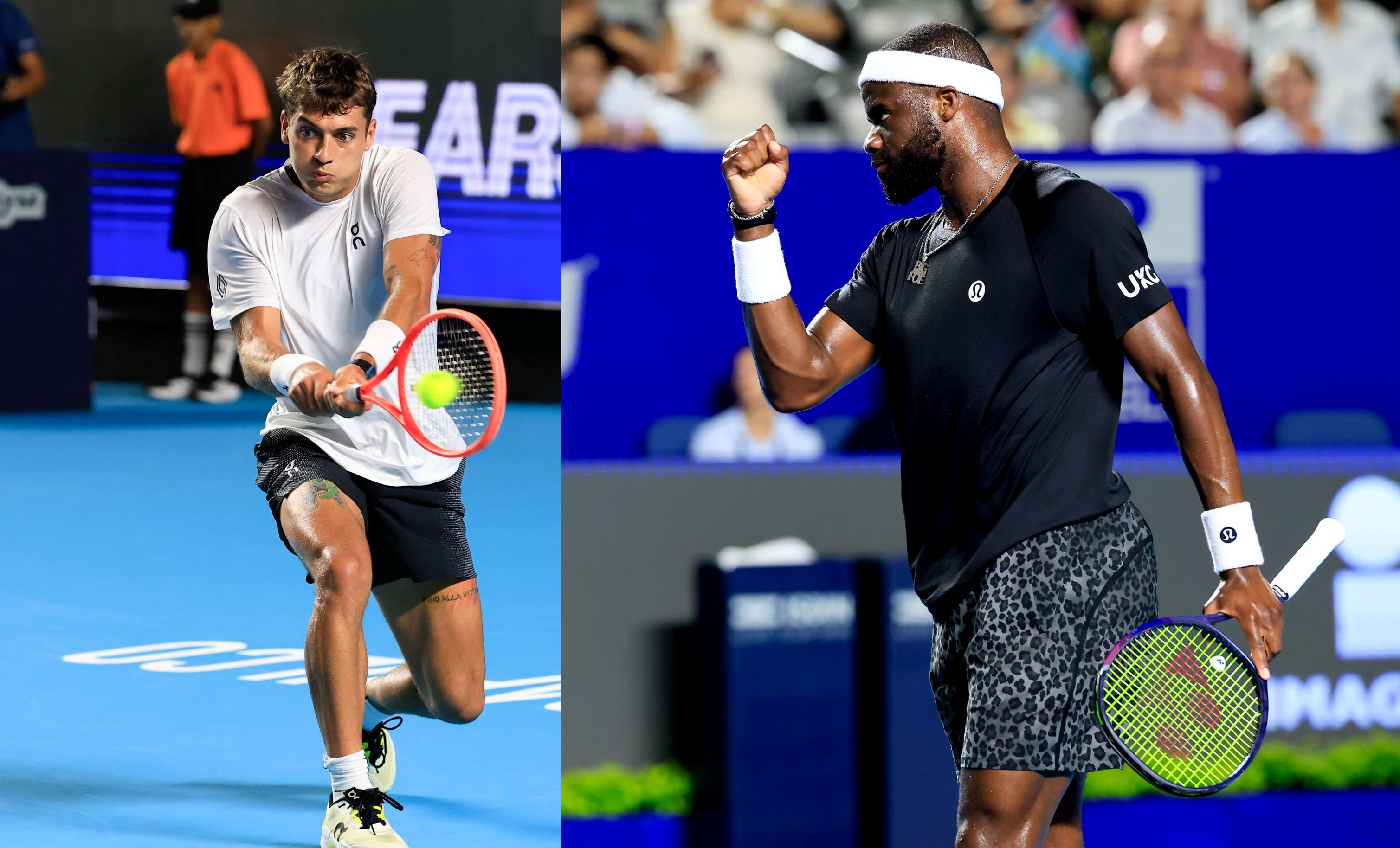 Final del abierto mexicano de tenis entre italiano y francés