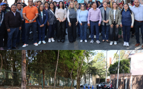 Repavimentan calle y entregan cobijas en Huixquilucan