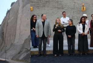 Terminan muro de 33 metros en Huixquilucan, para evitar deslaves