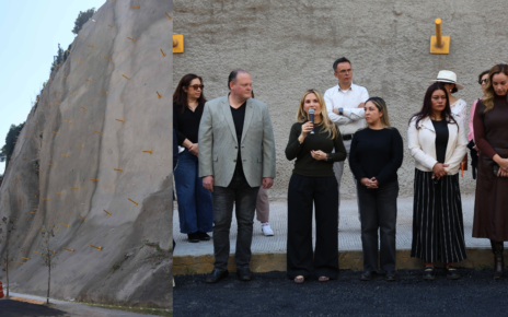 Terminan muro de 33 metros en Huixquilucan, para evitar deslaves