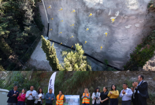 Construyeron séptimo talud para evitar deslizamiento derrumbes en Huixquilucan