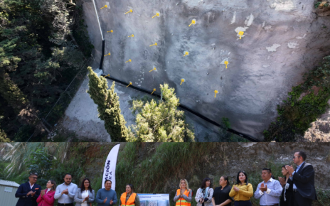 Construyeron séptimo talud para evitar deslizamiento derrumbes en Huixquilucan