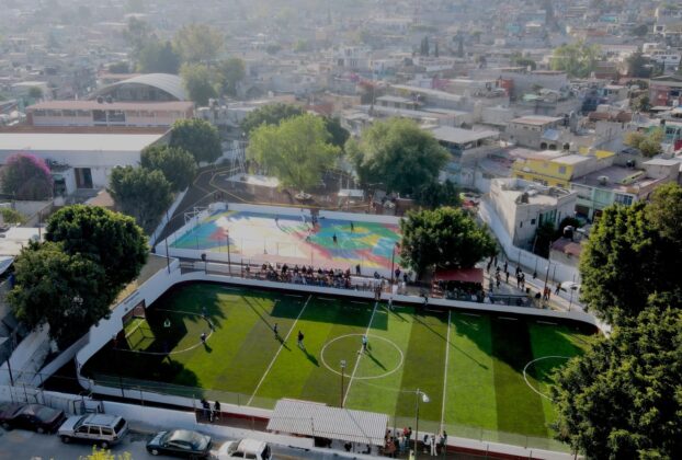 Gran programa deportivo por el mundial en Tlalnepantla