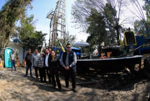 Amplían capacidad de pozo y modernizan instalaciones para aumentar abasto de agua en Naucalpan
