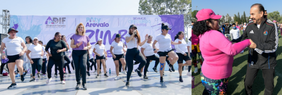 Mega Clase de Zumba de Pedro Rodríguez y Paty Arévalo en Atizapán de Zaragoza