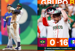 México avanza sobre Brasil para enfrentarse a Estados Unidos, en beisbol mundial