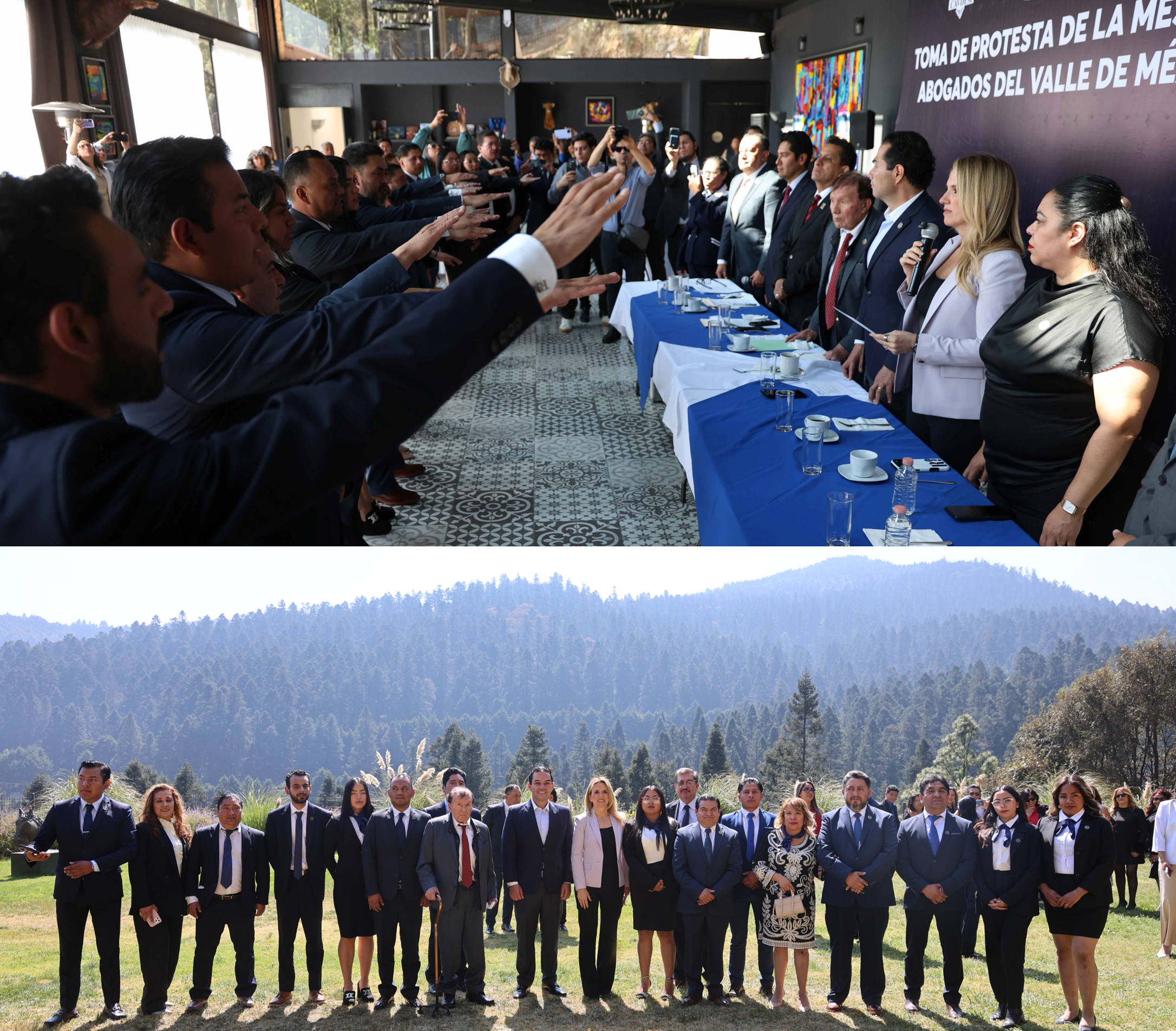 Abogados rinden protesta ante la alcaldesa de Huixquilucan Romina Contreras Carrasco