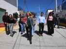 La alcaldesa Romina Contreras entrega dos calles repavimentadas con concreto hidráulico