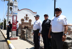Despliegan seguridad en iglesias y realizan rondines por vacaciones en Huixquilucan