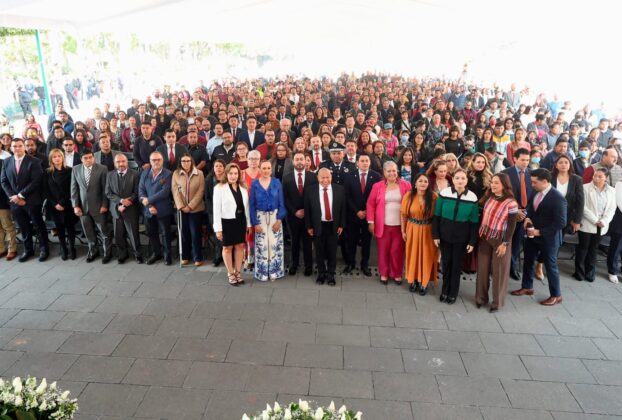Ceremonia por el Natalicio de Benito Juárez en Tlalnepantla