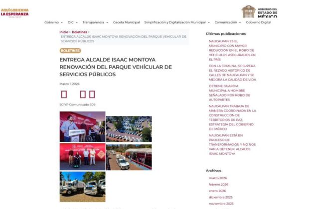 Facilitan lectura de información oficial del Gobierno de Naucalpan