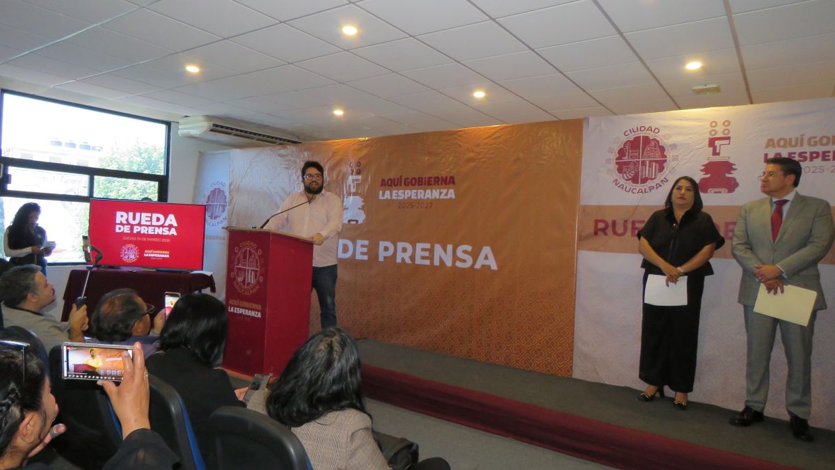 Isaac Montoya en rueda de prensa