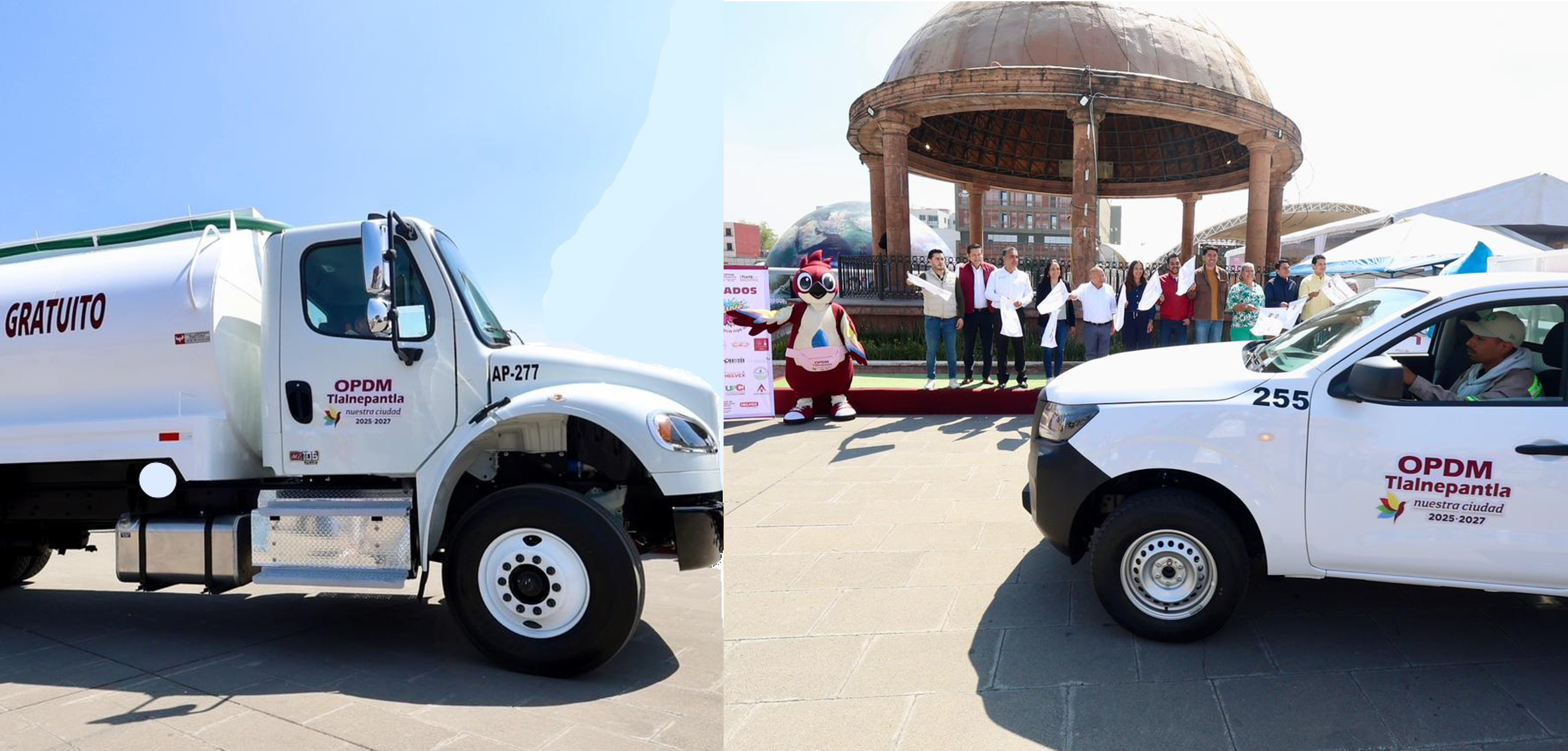40 vehículos nuevos para mejorar servicio de agua en Tlalnepantla